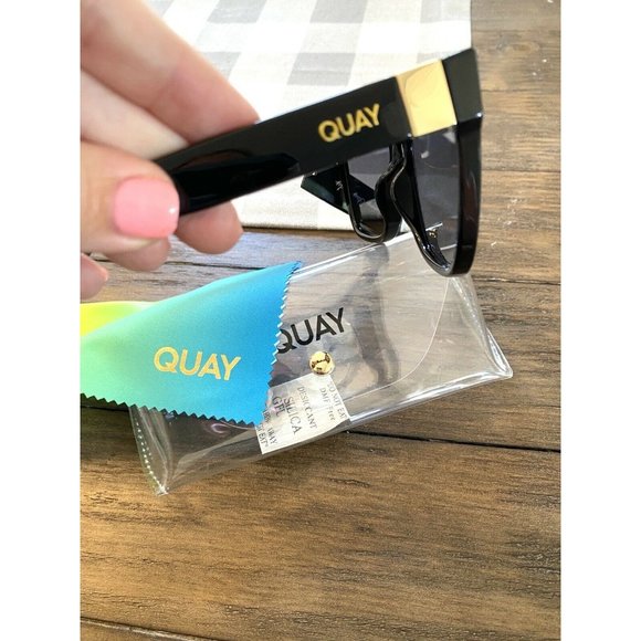 New QUAY Australia After Party Black Smoke - Picture 7 of 9